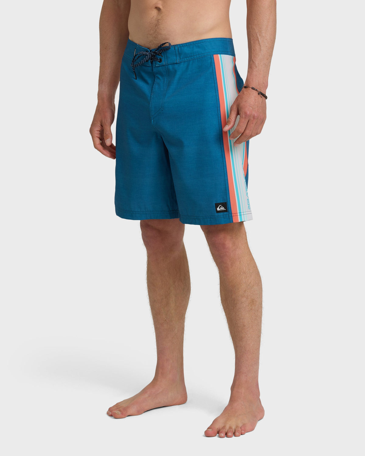 Fade Lines Panel 19" Boardshorts - Dark Denim