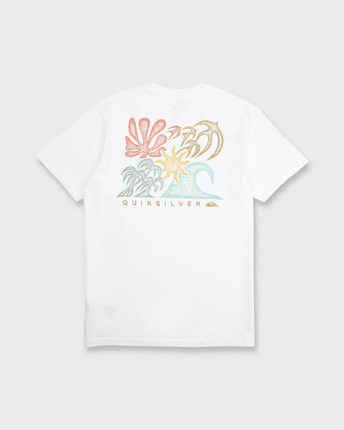 Collage Classic Short Sleeve Knit T-Shirt - White