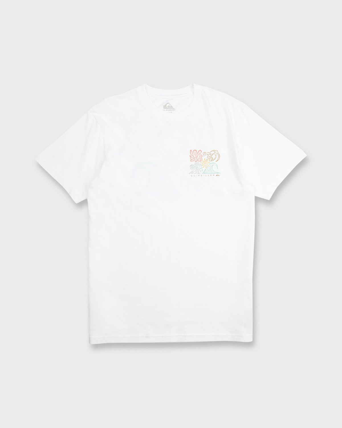 Collage Classic Short Sleeve Knit T-Shirt - White