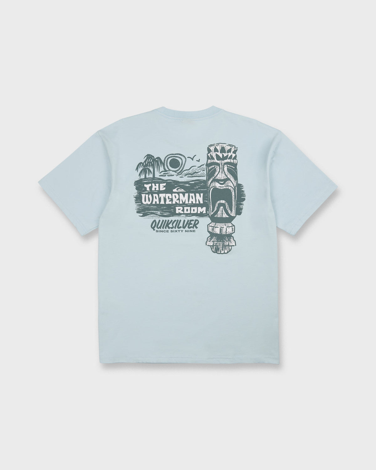 Waterman Room Classic Short Sleeve Cotton T-Shirt - Skyway