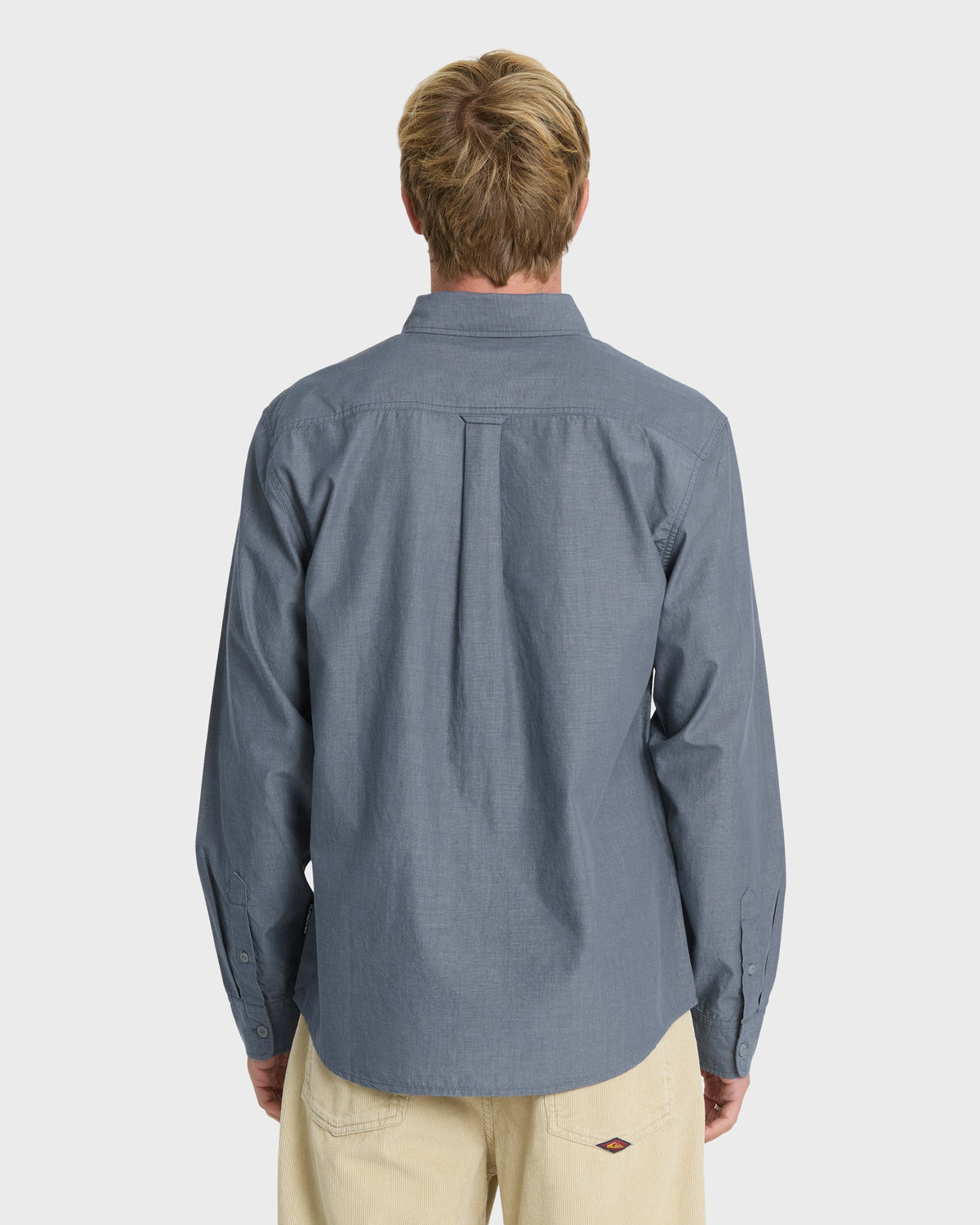 Shore Break Long Sleeve Woven Shirt - Dark Denim