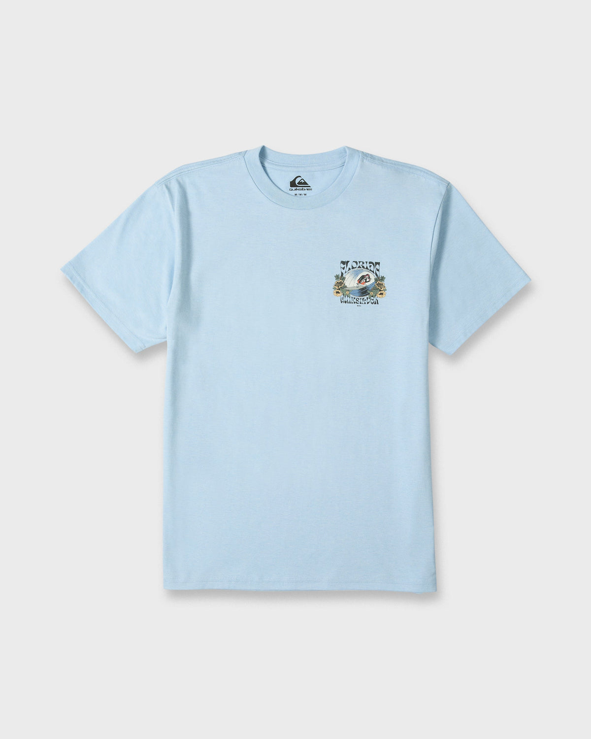 Grateful Florida Classic Short Sleeve Knit T-Shirt - Skyway Heather