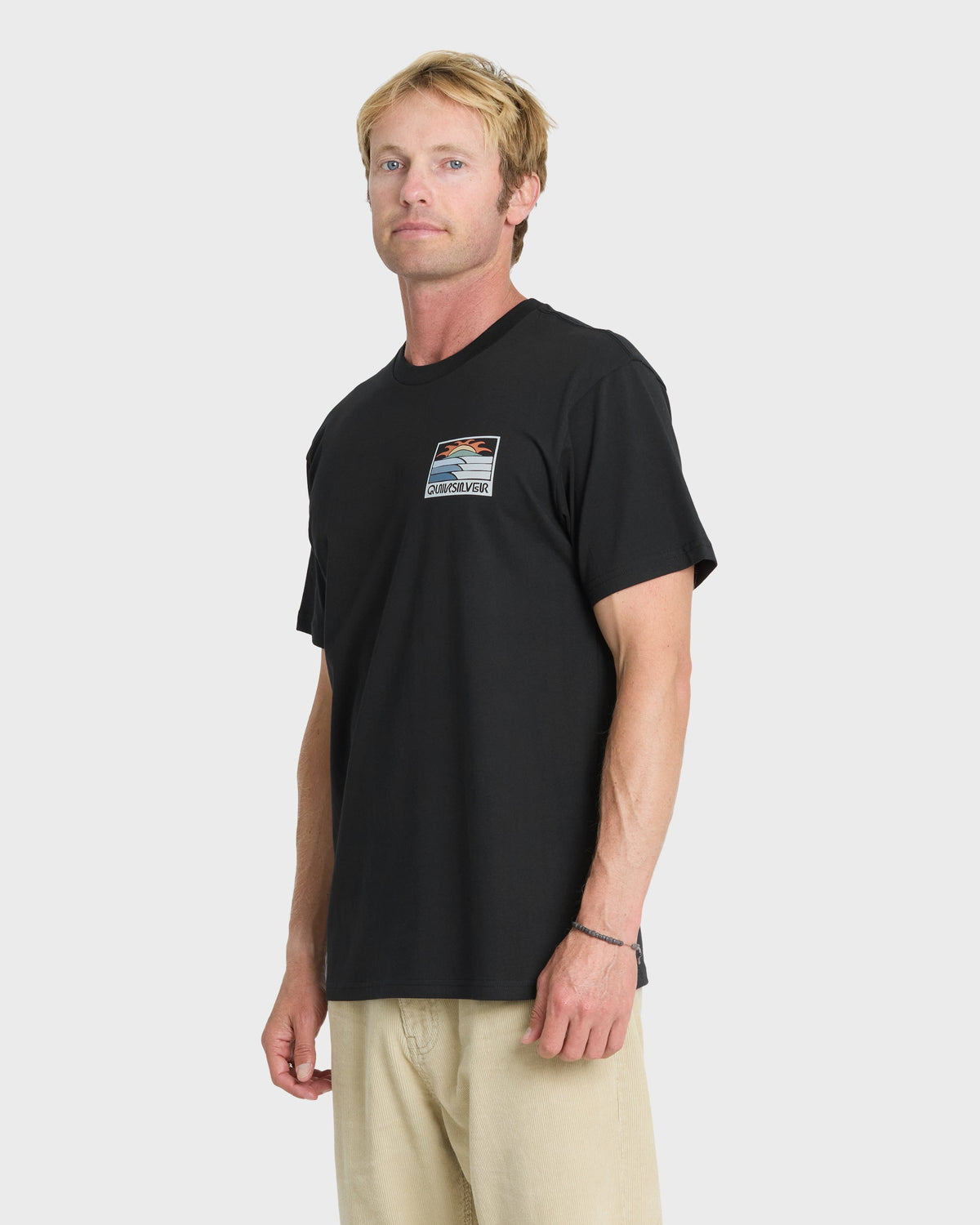 Rise Above Classic Short Sleeve Knit T-Shirt - Black