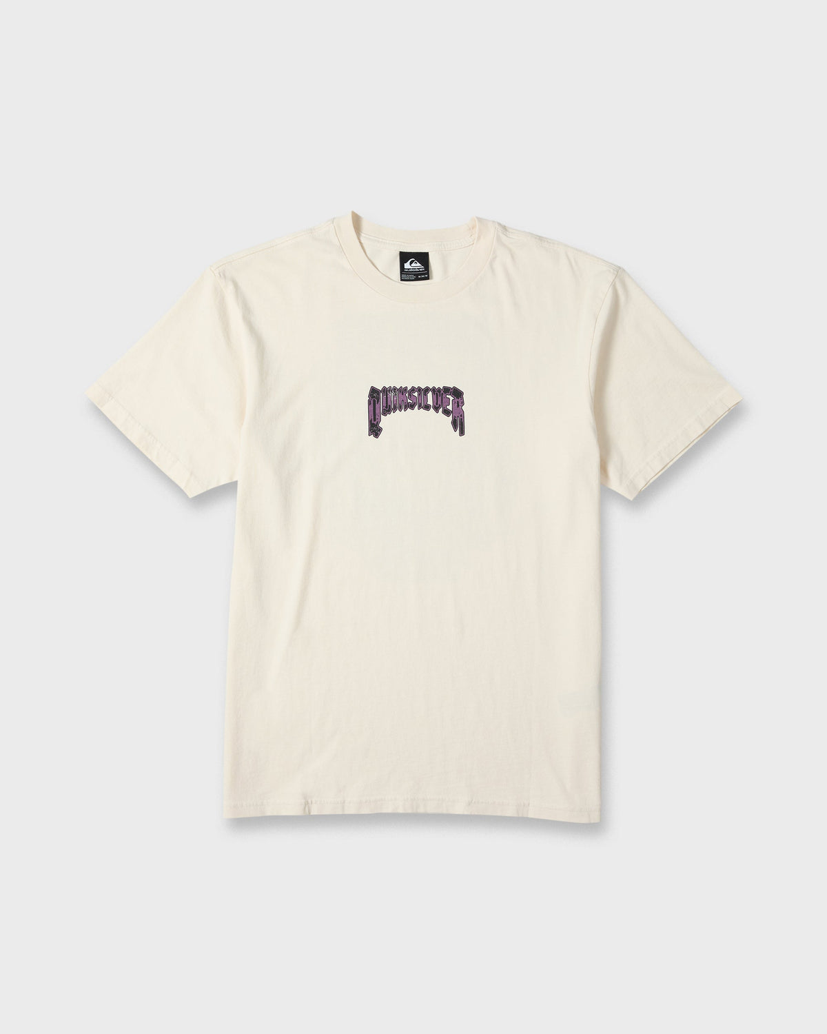 Unlocked Pigment Dye Short Sleeve Knit T-Shirt - Silver Birch