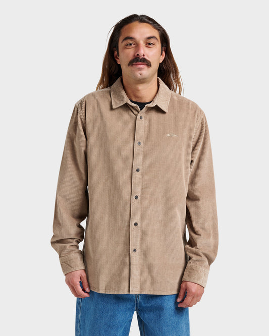 Cord Long Sleeve Shirt - Fallen Rock