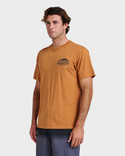 Going Leftpigment Dye T-Shirt - Almond