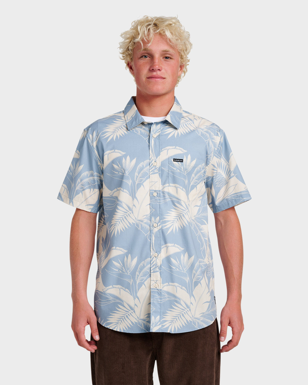 Kahanu Classic Short Sleeve Shirt - Ashley Blue