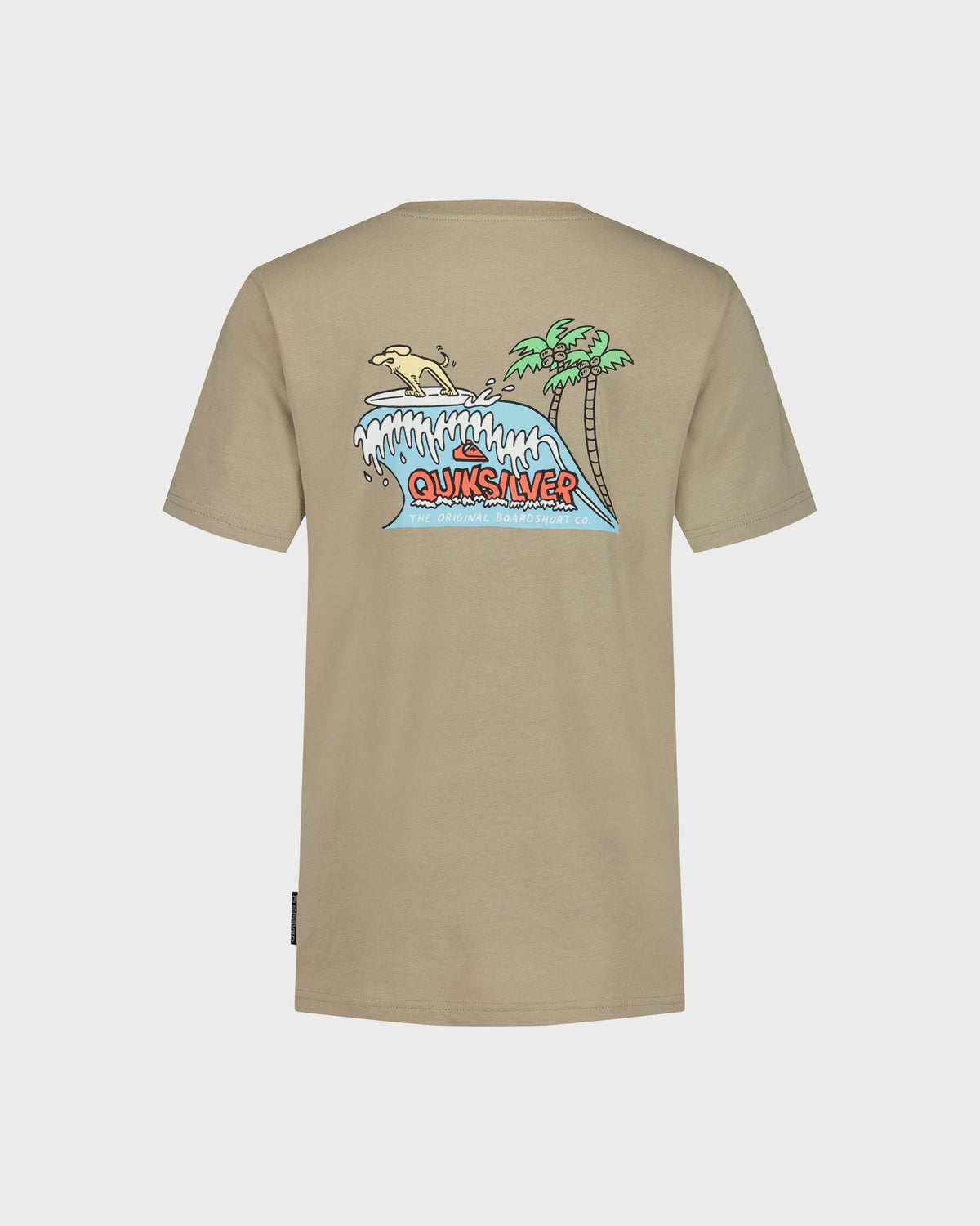 Little Boys Dog Wave Short Sleeve T-Shirt