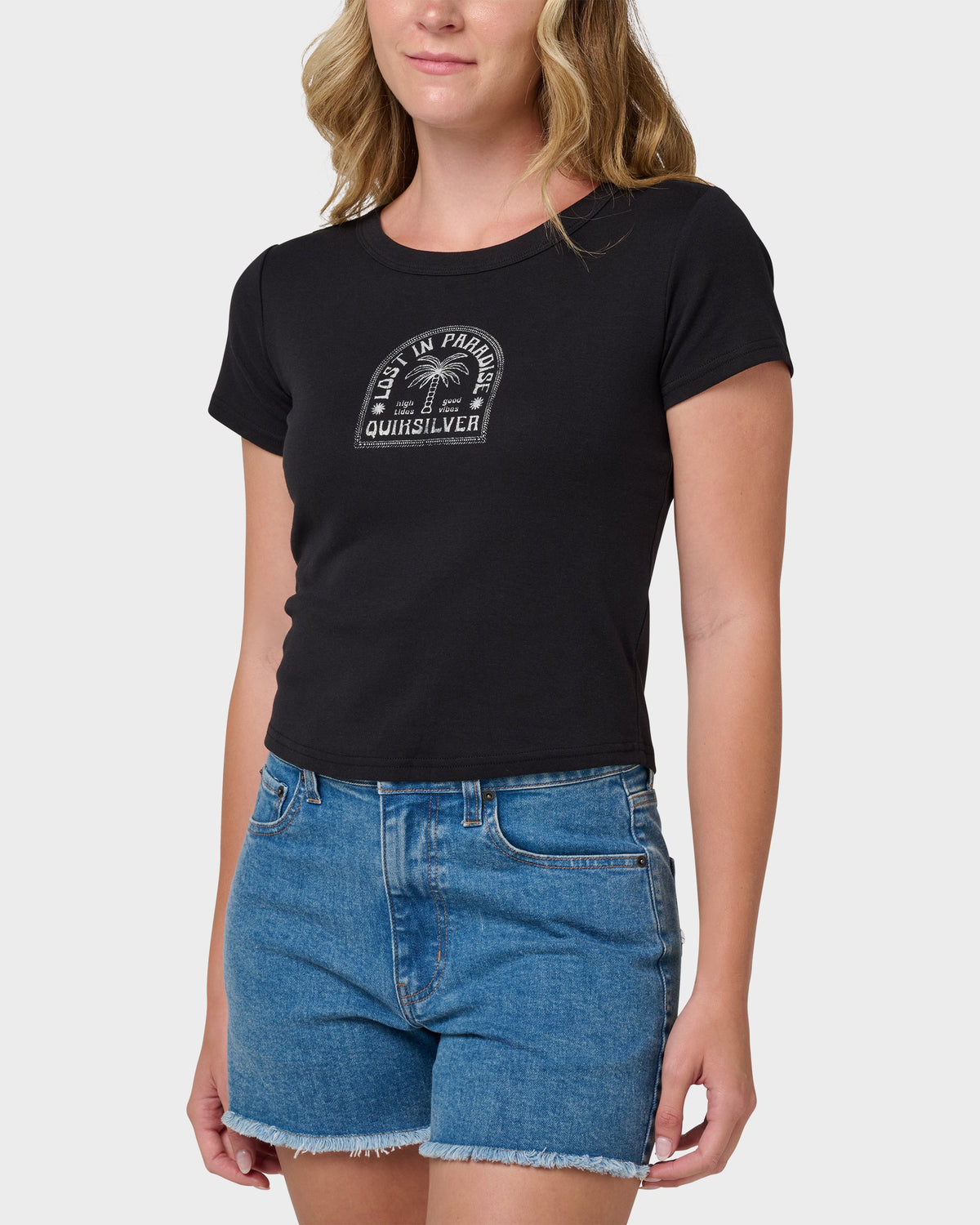 Lost In Paradise Short Sleeve Baby Tee