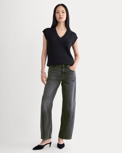 Loose Curve Jean | Carbon Midnight