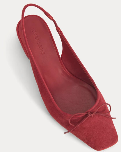 The Ballet Slingback Heel | Karanda Red