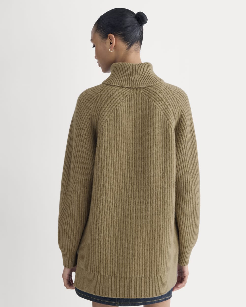 Cocoon Turtleneck in Wool Cashmere | Toast