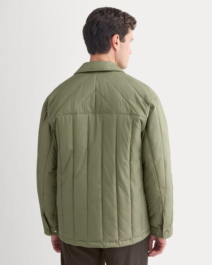 ReNew Vertical-Quilted Jacket | Lichen Green