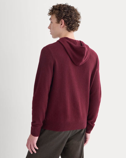Everlane x Peace & Quiet Cashmere Hoodie | Wine