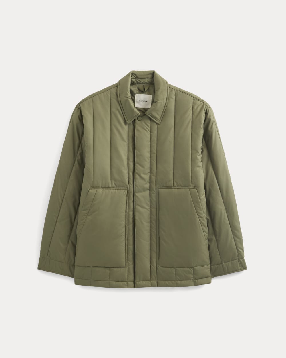 ReNew Vertical-Quilted Jacket | Lichen Green