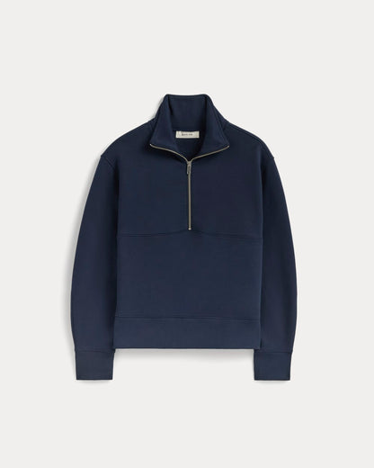Luxe Fleece Half-Zip Sweatshirt | Navy