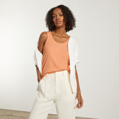 The Air Tank | Orange Chiffon