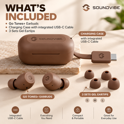 Wireless Bluetooth Earbuds, 35+ Hours Playtime & Fast Charging