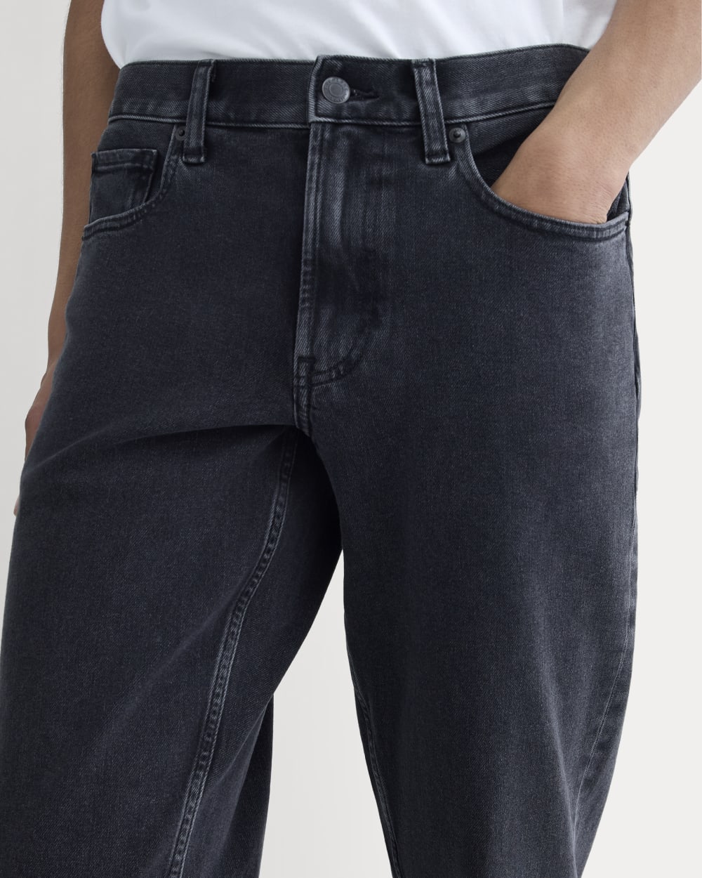 The Athletic 4-Way Stretch Organic Jean | Uniform | Washed Black