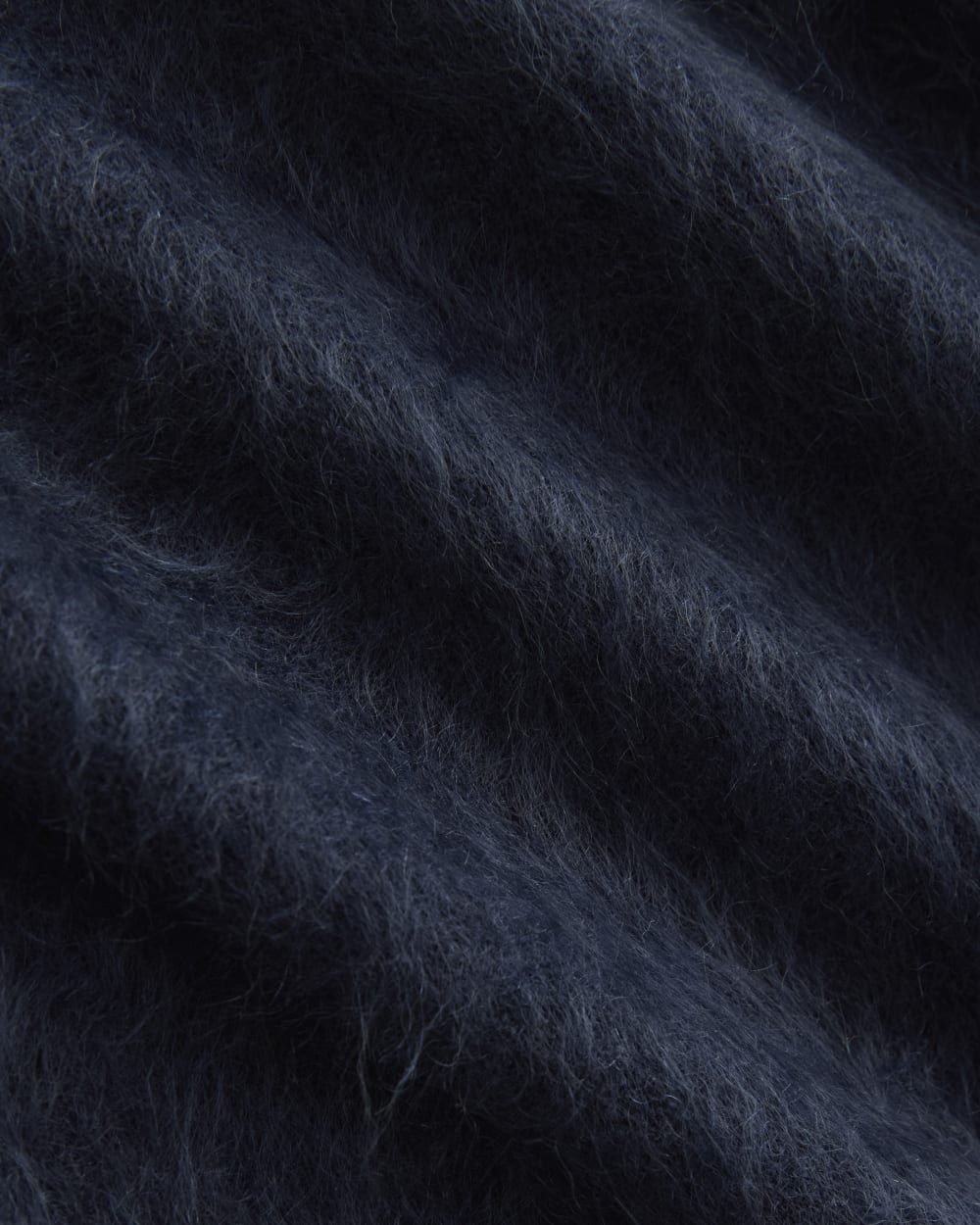 Lush Cashmere Cropped Polo Sweater | Starry Navy