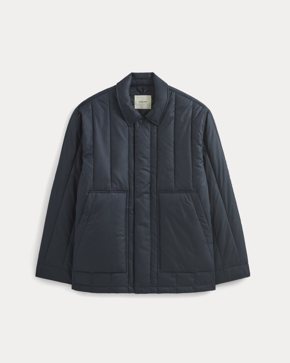 ReNew Vertical-Quilted Jacket | Navy