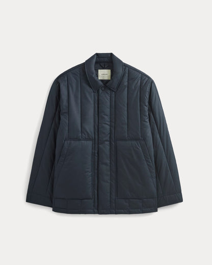 ReNew Vertical-Quilted Jacket | Navy
