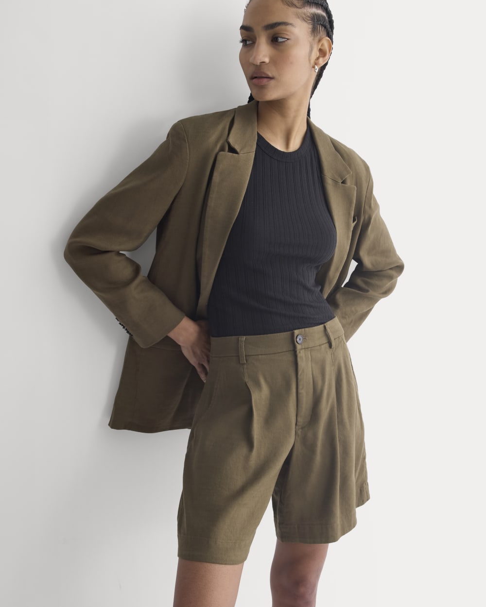 Tailored A-Line Short | Beech
