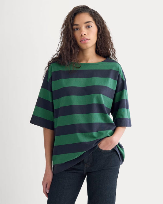 Mariner Tee | Navy/Hunter Green