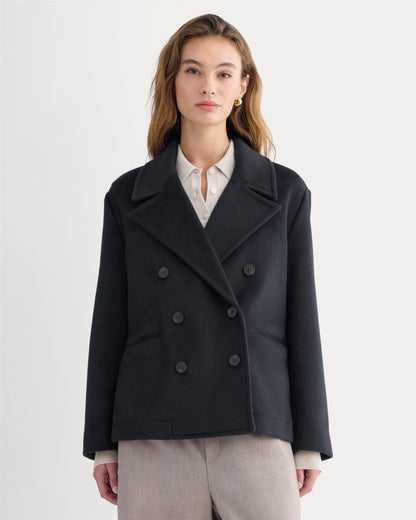 ReWool Short Peacoat | Deep Navy