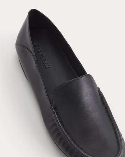 Leather Day Driver Loafer |  Black
